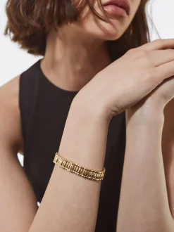 Gold-Toned Elasticated Bracelet|Parfois New