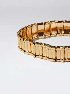 Gold-Toned Elasticated Bracelet|Parfois New