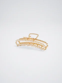 Hair Claw With With Pearls|Parfois Store
