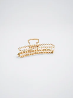Hair Claw With With Pearls|Parfois Store