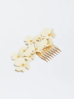Hair Comb With Flowers|Parfois Cheap
