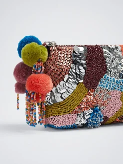 Handbag With Beads And Sequins|Parfois Clearance