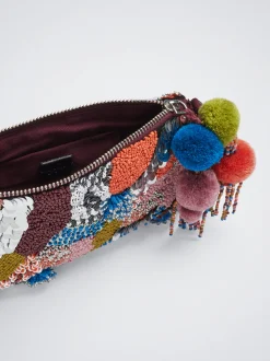 Handbag With Beads And Sequins|Parfois Clearance