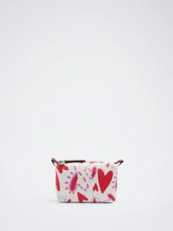 Heart Printed Coin Purse|Parfois Store