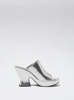 High Heel Metallic Sandals|Parfois Cheap