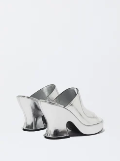 High Heel Metallic Sandals|Parfois Cheap