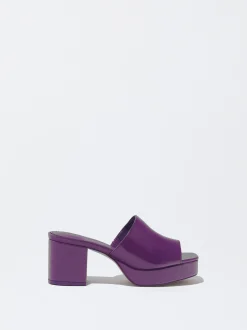 High-Heel Patent Mules|Parfois Shop
