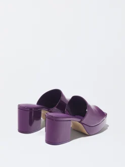 High-Heel Patent Mules|Parfois Shop