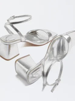 High-Heel Sandals With Ankle Straps|Parfois Shop