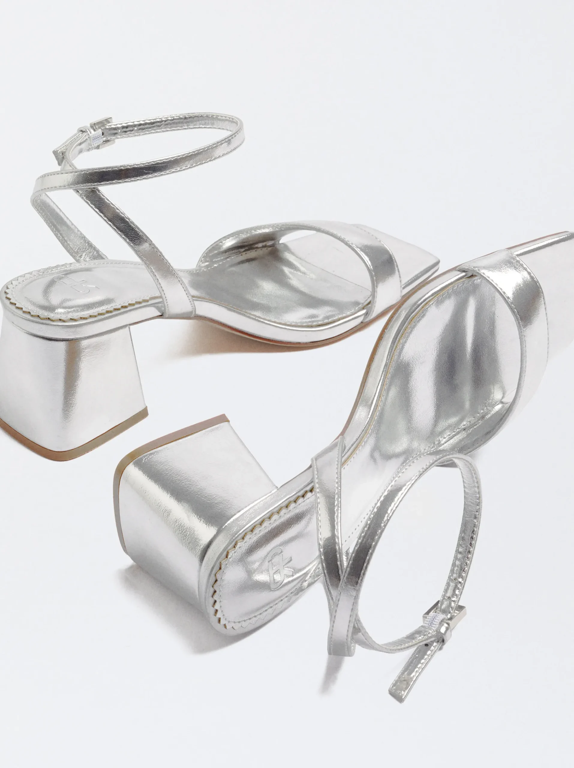 High-Heel Sandals With Ankle Straps|Parfois Shop