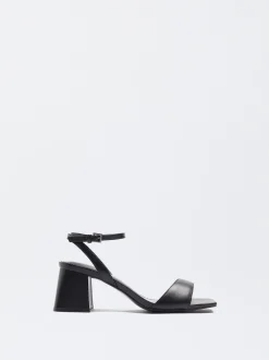 High-Heel Sandals With Ankle Straps|Parfois Outlet