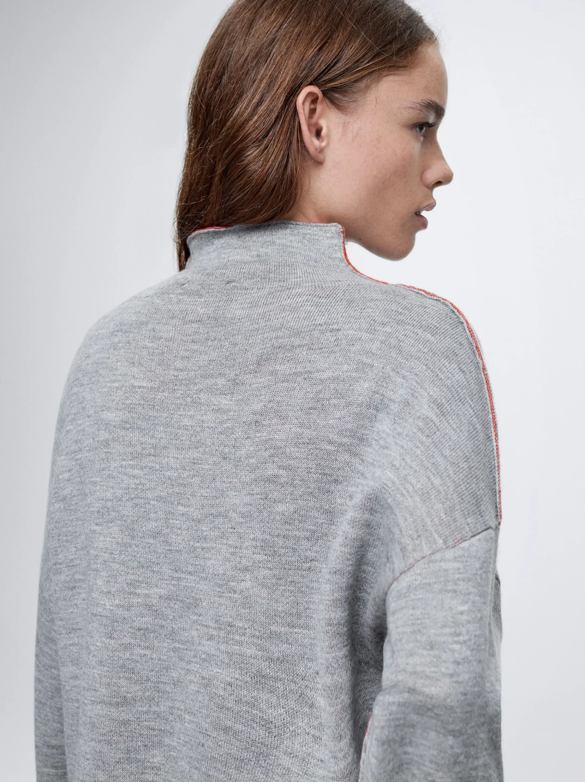 High-Neck Knit Sweater|Parfois Best