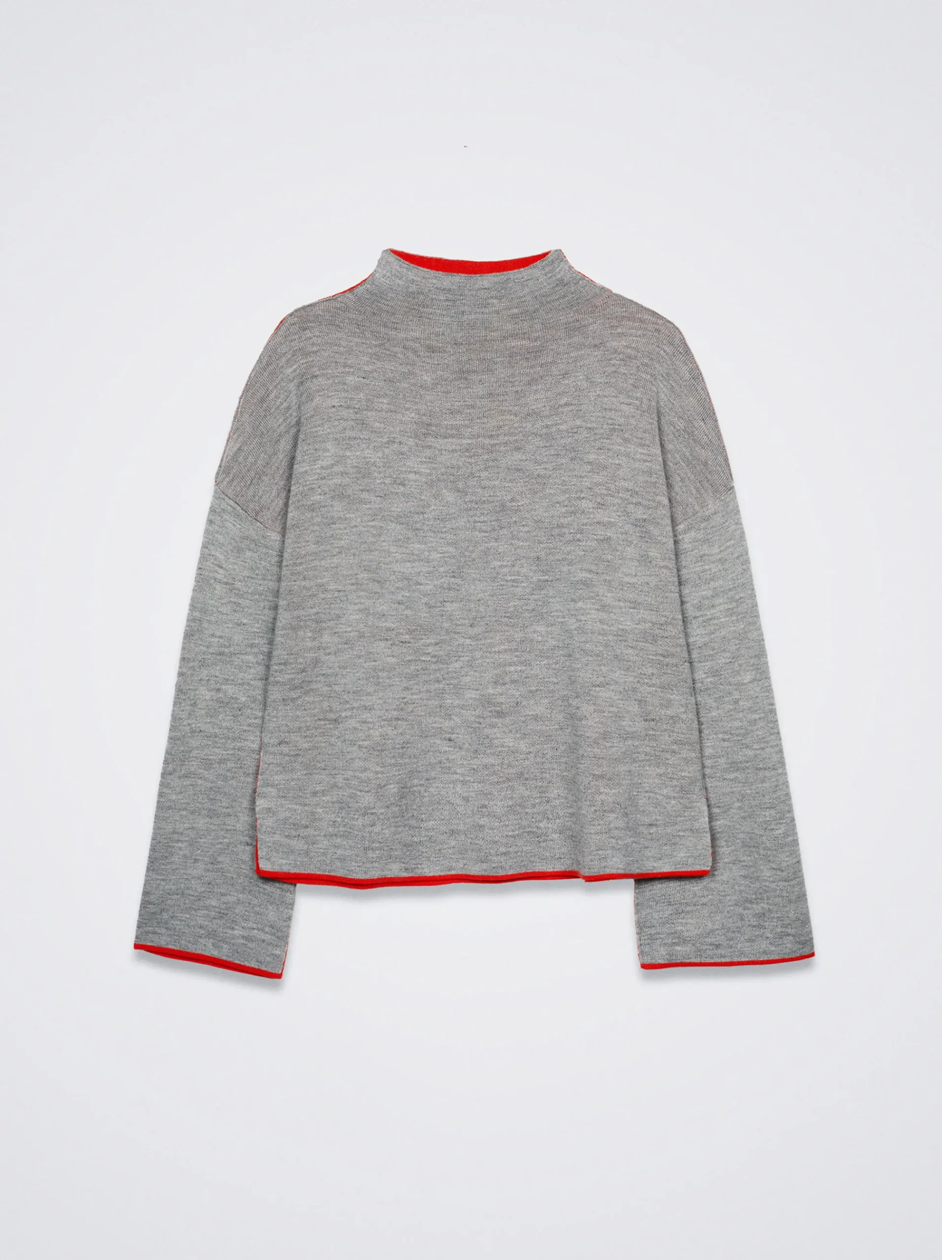 High-Neck Knit Sweater|Parfois Best