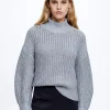 High-Neck Knit Sweater|Parfois Best