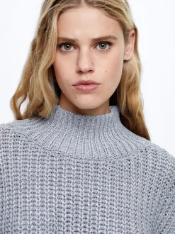 High-Neck Knit Sweater|Parfois Best