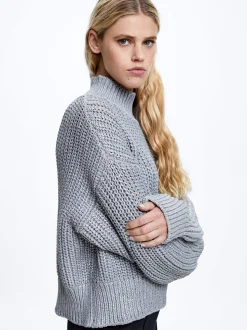 High-Neck Knit Sweater|Parfois Best