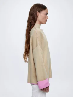 High-Neck Knit Sweater|Parfois Discount