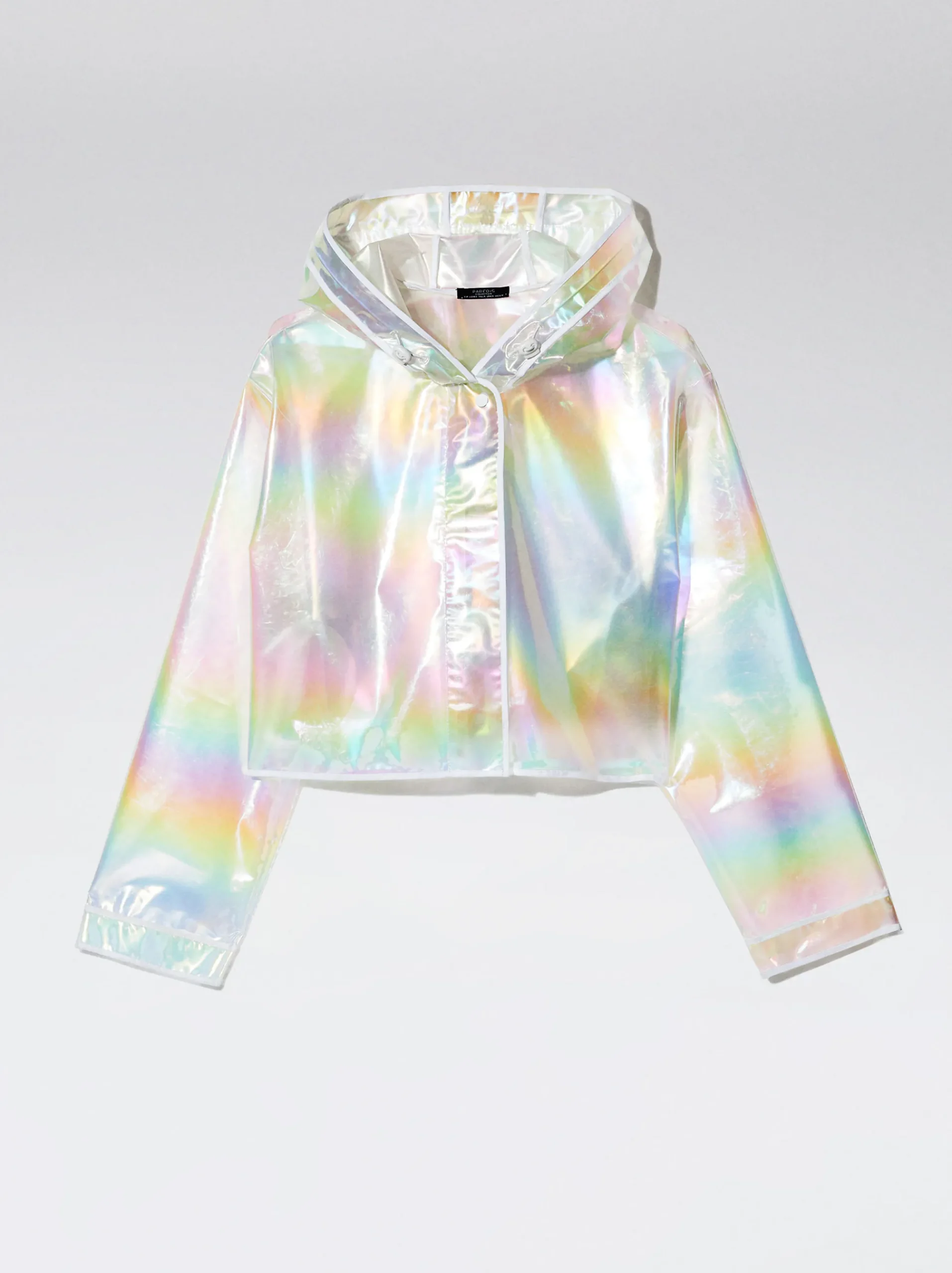 Holographic Cropped Coat|Parfois Best