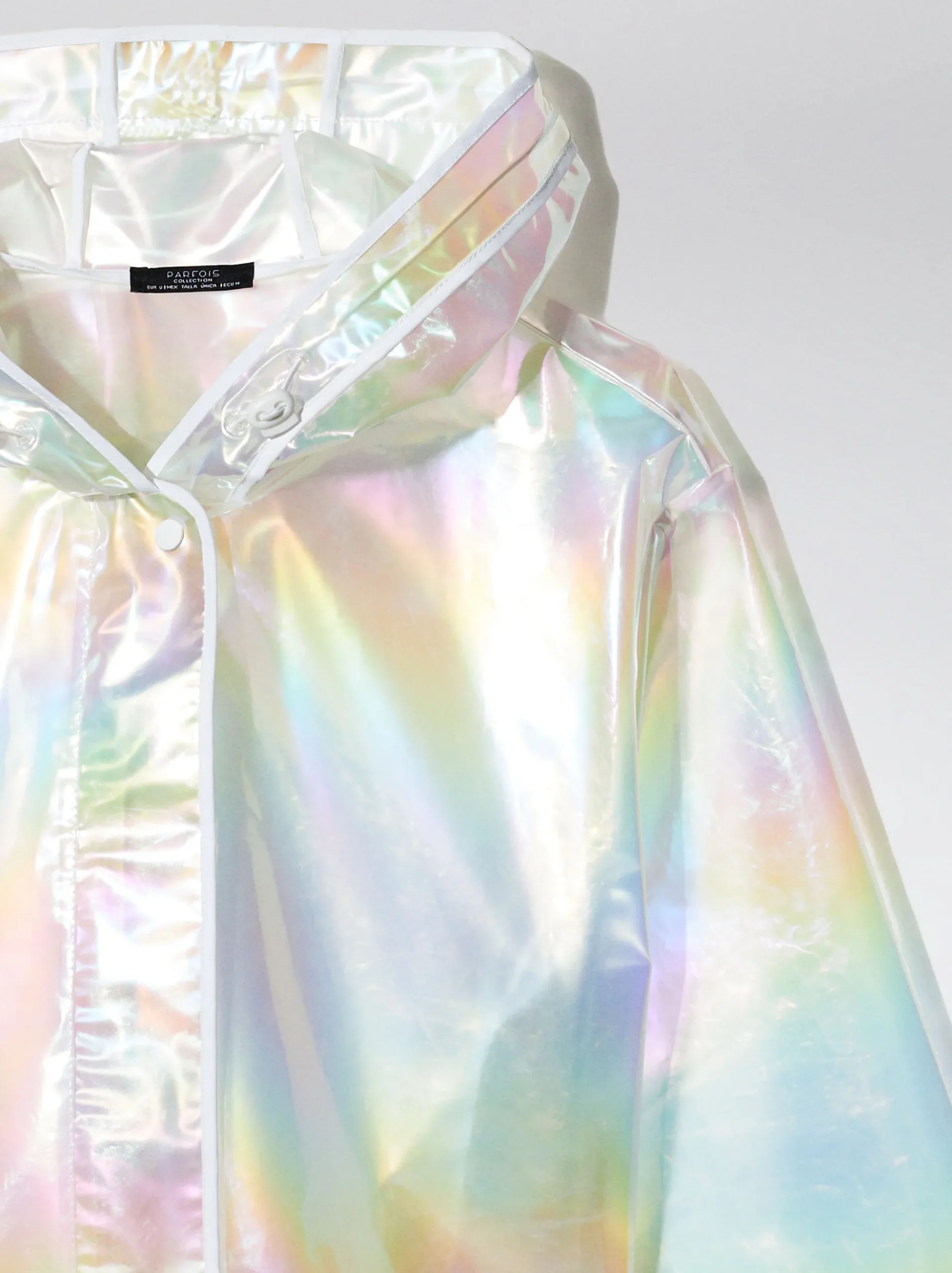 Holographic Cropped Coat|Parfois Best