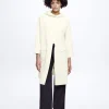 Hooded Knit Coat|Parfois Online