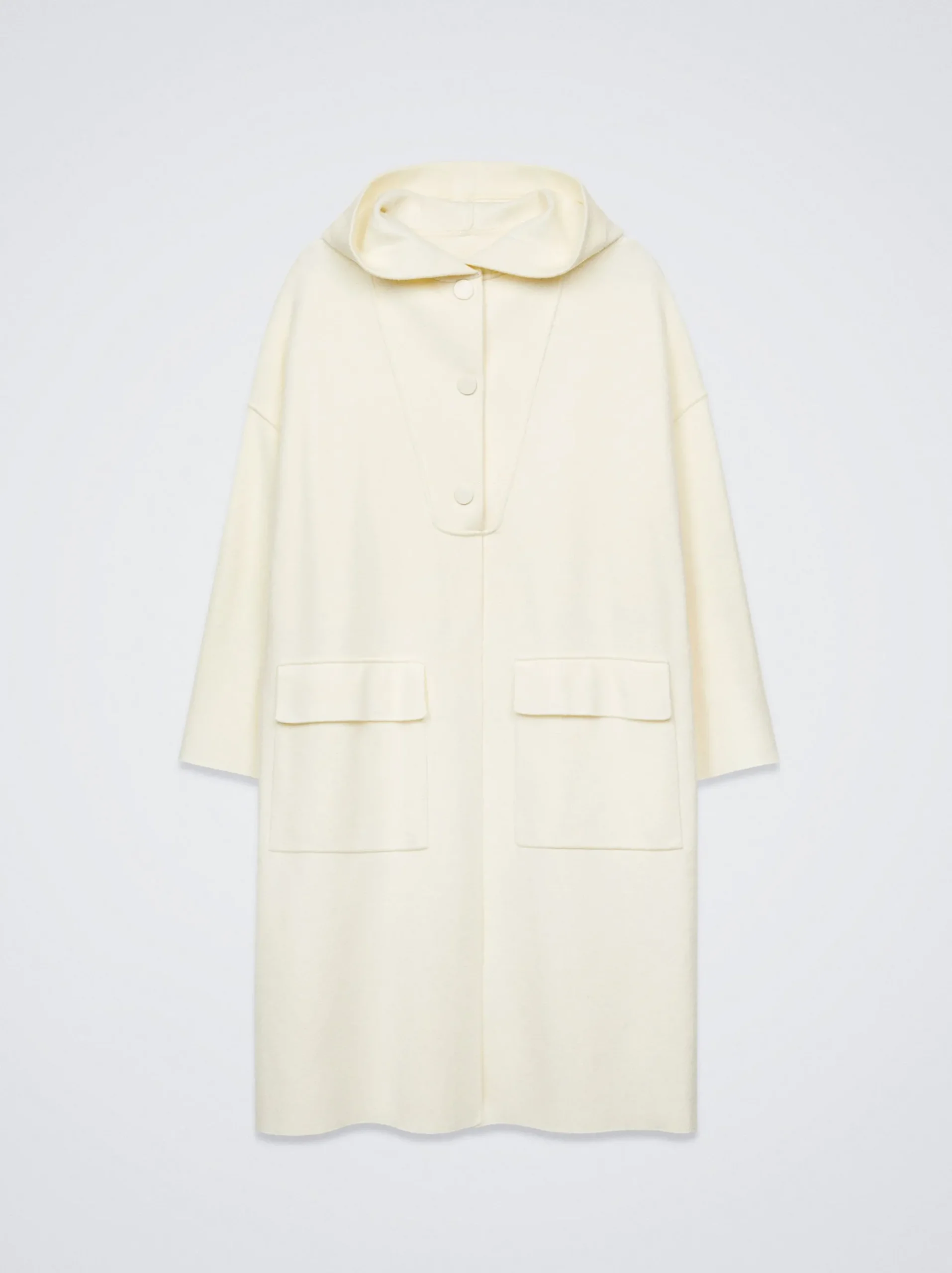 Hooded Knit Coat|Parfois Online