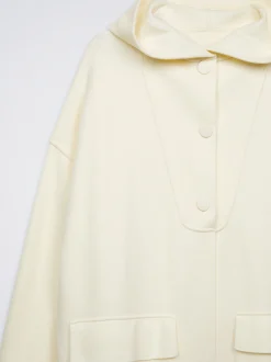 Hooded Knit Coat|Parfois Online