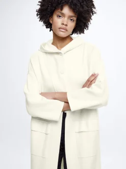 Hooded Knit Coat|Parfois Fashion