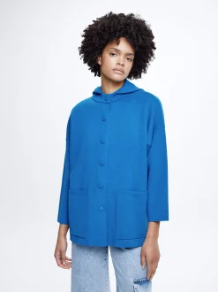 Hooded Knit Poncho|Parfois Store