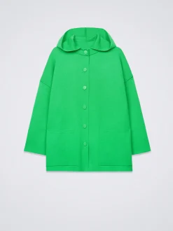 Hooded Knit Poncho|Parfois New
