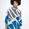 Hooded Knit Poncho|Parfois Clearance