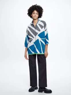 Hooded Knit Poncho|Parfois Clearance