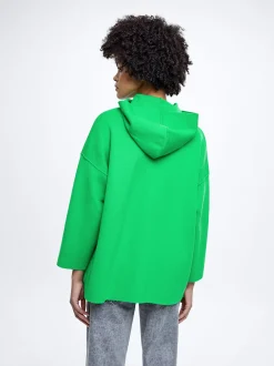 Hooded Knit Poncho|Parfois Hot