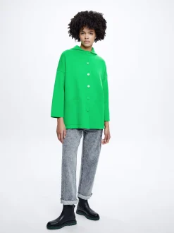 Hooded Knit Poncho|Parfois Hot