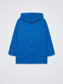 Hooded Knit Poncho|Parfois Sale