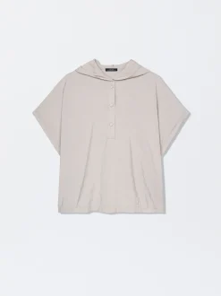 Hooded Loose-Fitting Shirt|Parfois Hot