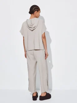 Hooded Loose-Fitting Shirt|Parfois Hot