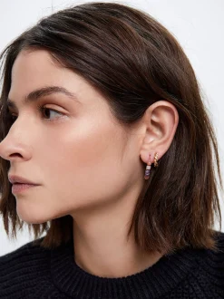 Hoop Earrings Set With Beads|Parfois Clearance