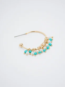 Hoop Earrings With Beads|Parfois Clearance