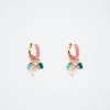 Hoop Earrings With Freshwater Pearl|Parfois Best Sale