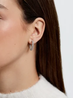 Hoop Earrings With Pearls|Parfois Cheap