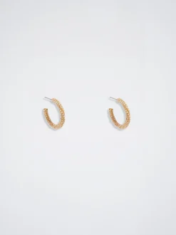 Hoop Earrings With Pearls|Parfois Best Sale