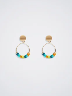 Hoop Earrings With Shell|Parfois Clearance
