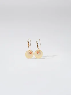 Hoop Earrings With Shell|Parfois Outlet