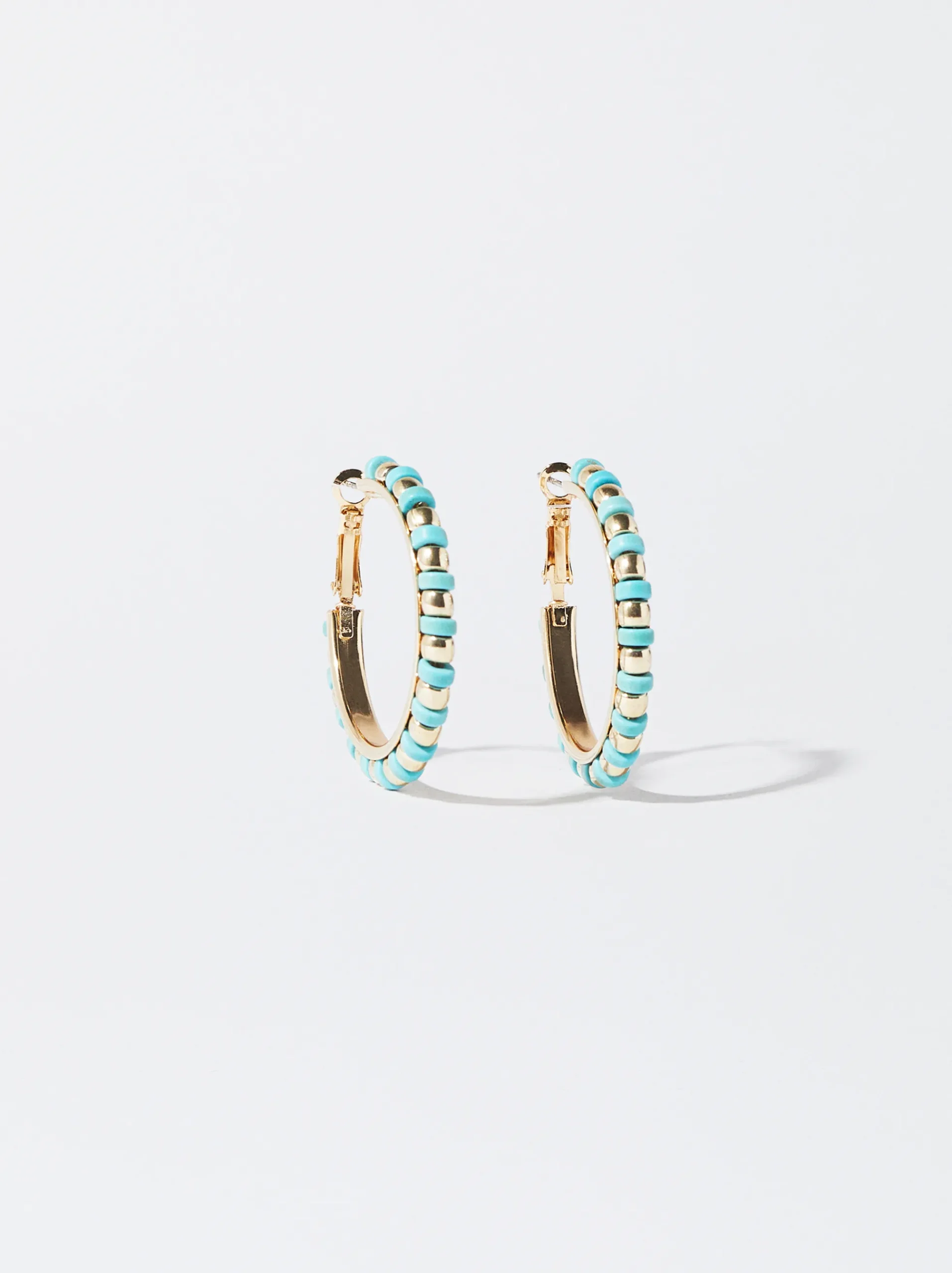 Hoop Earrings With Stone|Parfois Sale