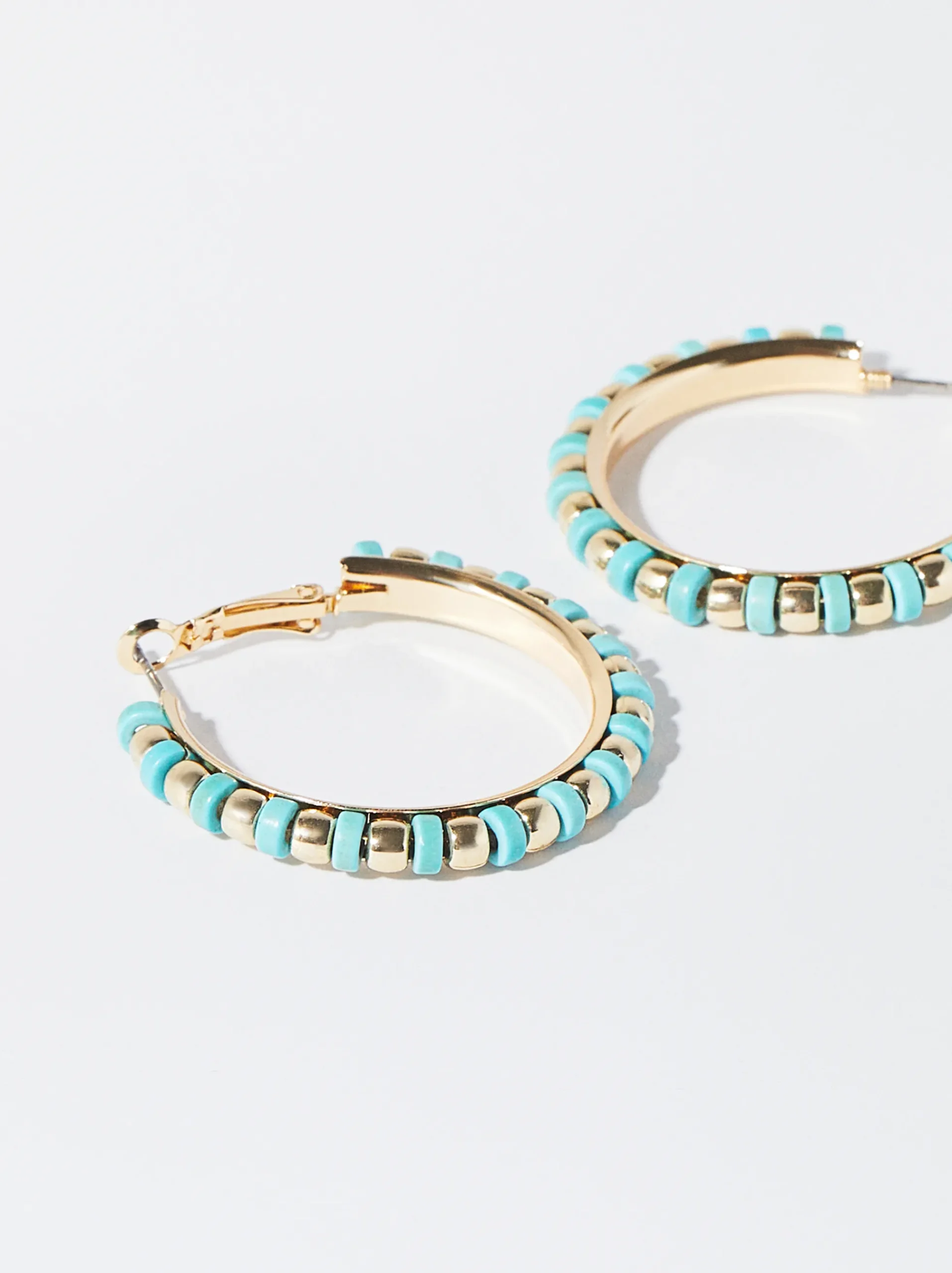 Hoop Earrings With Stone|Parfois Sale
