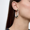 Hoop Earrings With Stone|Parfois Clearance
