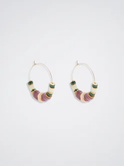 Hoop Earrings With Stone|Parfois Clearance