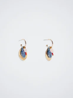 Hoop Earrings With Stone And Resin|Parfois Discount