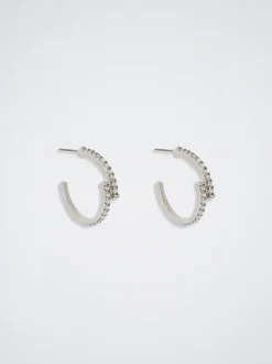 Hoop Earrings With Zirconia|Parfois Cheap