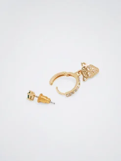 Hoops With Charms And Zirconia|Parfois Store